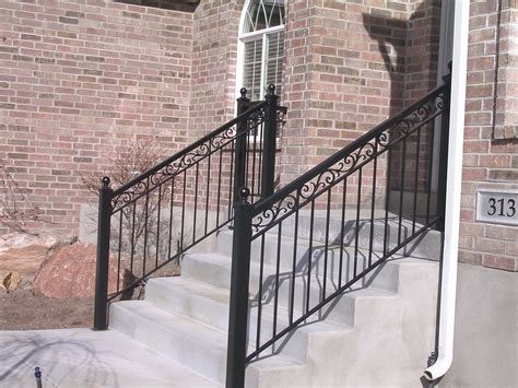 metal railing fabrication utah|exterior iron railings utah.